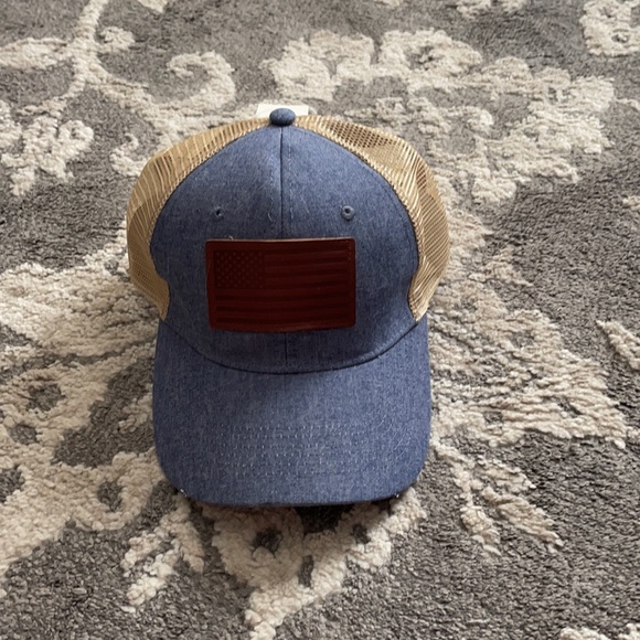 The Academy Brand Accessories - American flag leather Jean hat